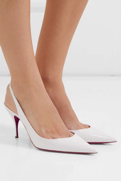 givenchy slingback heels in white|givenchy sandals sale.